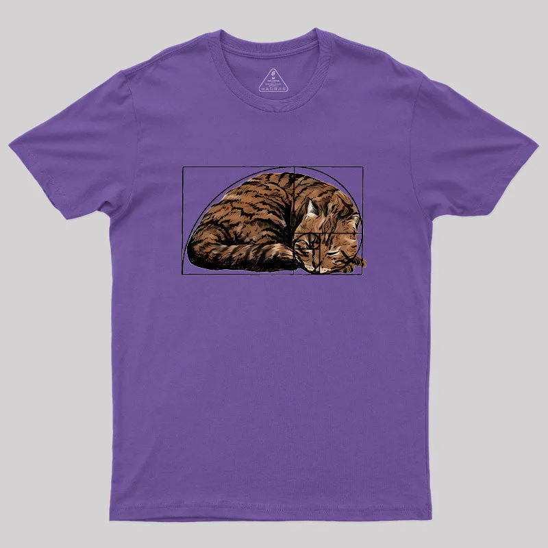 Fibonacci sequence Cat Geek T-Shirt - Image 5