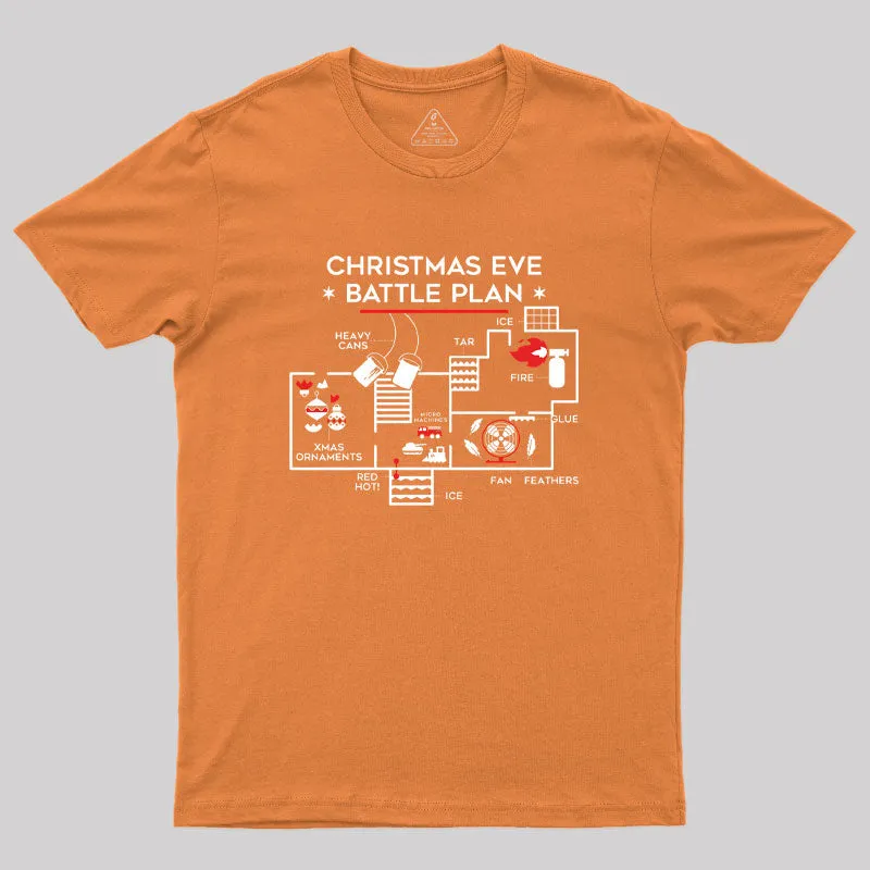 Christmas Eve Battle Plan Geek T-Shirt - Image 7