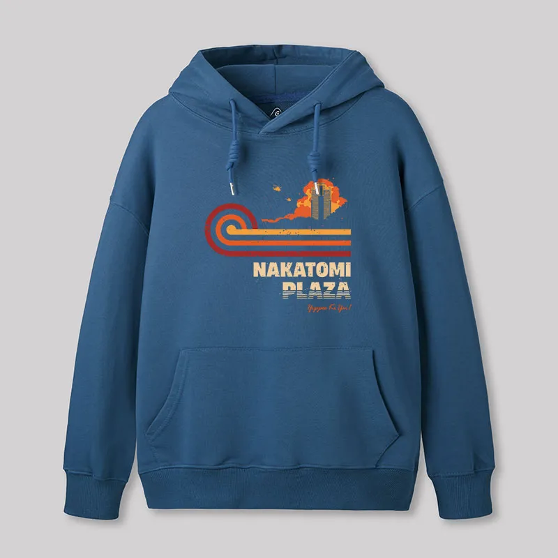Alternative view of Retro Vintage Nakatomi Geek Hoodie