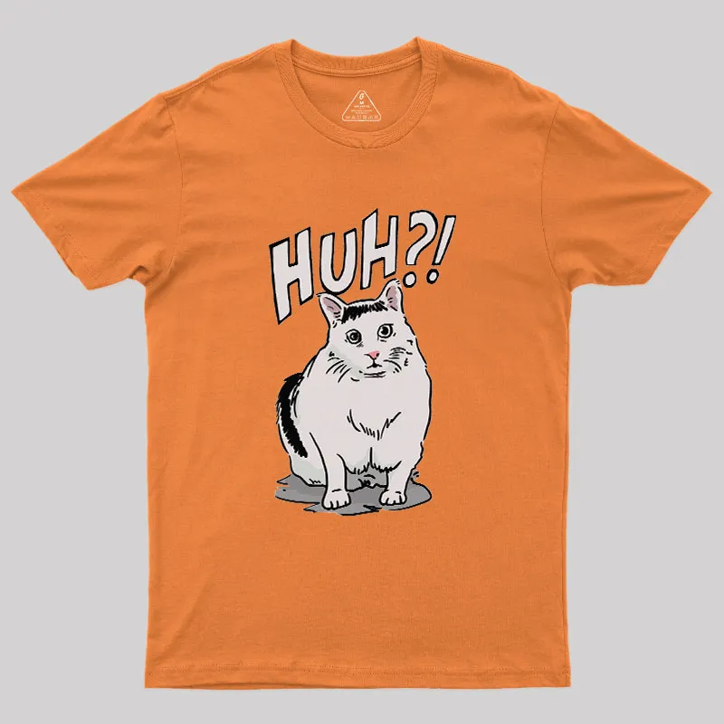 Huh Cat Geek T-Shirt - Image 7