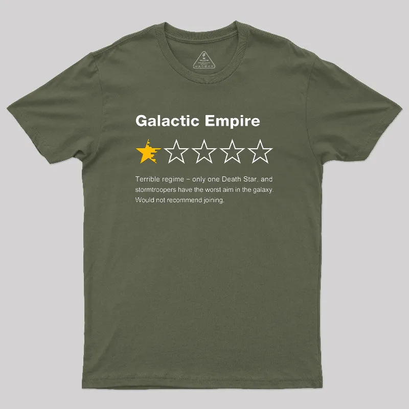 Galactic Empire Review T-Shirt - Image 3