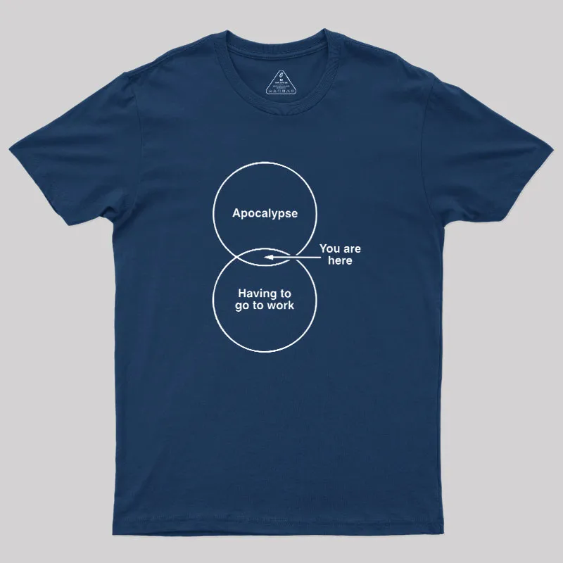 Alternative view of Apocalypse Diagram Geek T-Shirt