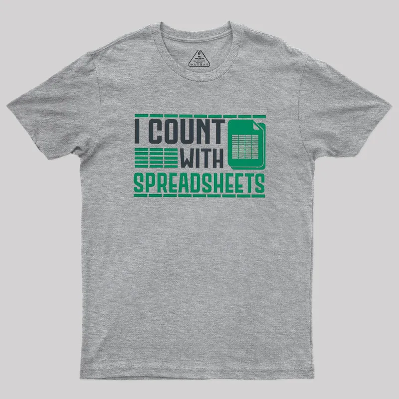 Funny Spreadsheet Accountant Geek T-Shirt - Image 4