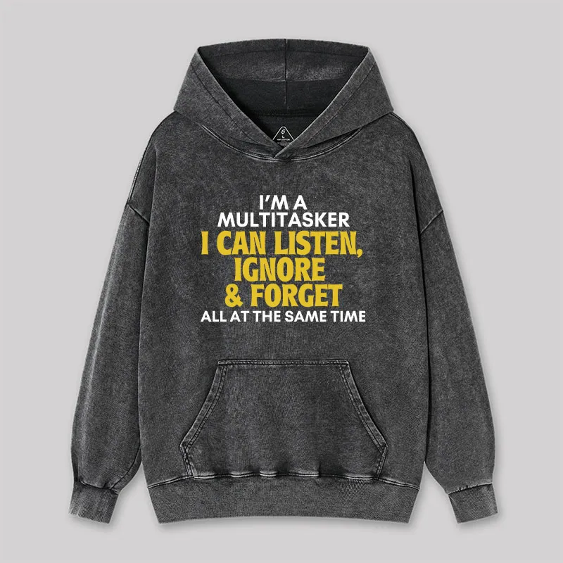 Sarcastic Washed Hoodie