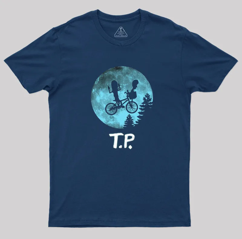Alternative view of T.P. Extra-Terrestrial Geek T-Shirt