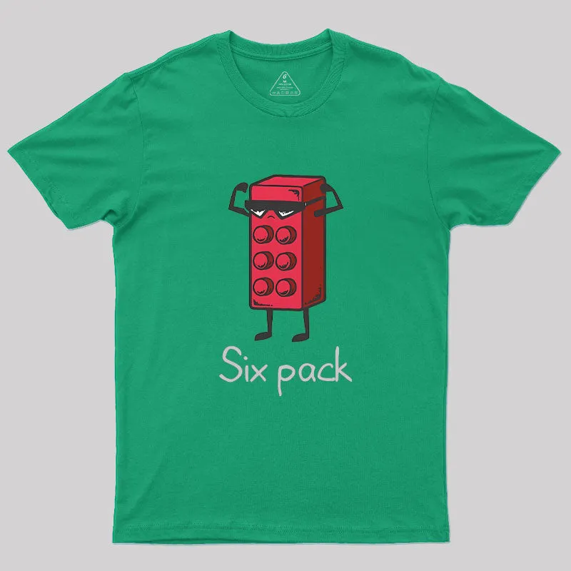 Six Pack Geek T-Shirt - Image 8