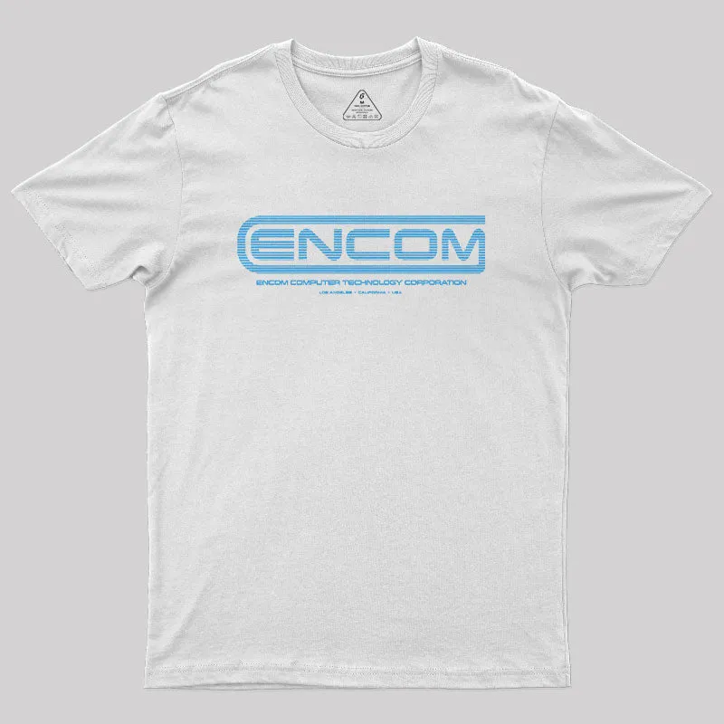 TRON Encom Summer Sky Geek T-Shirt - Image 10
