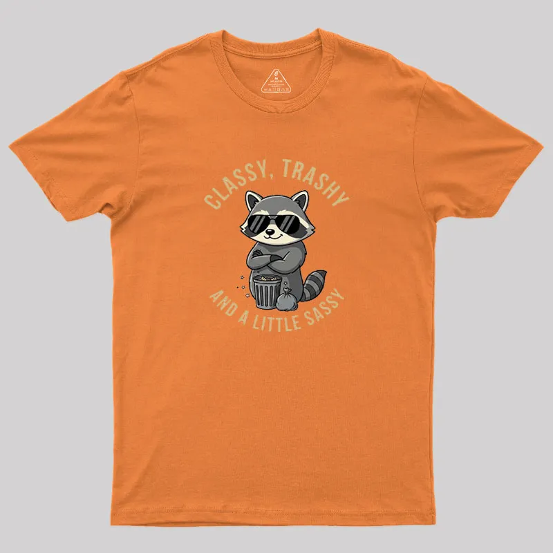 Classy Raccoon Geek T-Shirt - Image 7