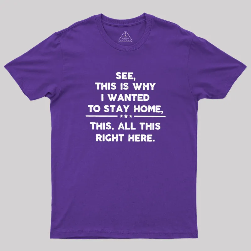 See This Is Why I Wanted To Stay home Geek T-Shirt - Image 6