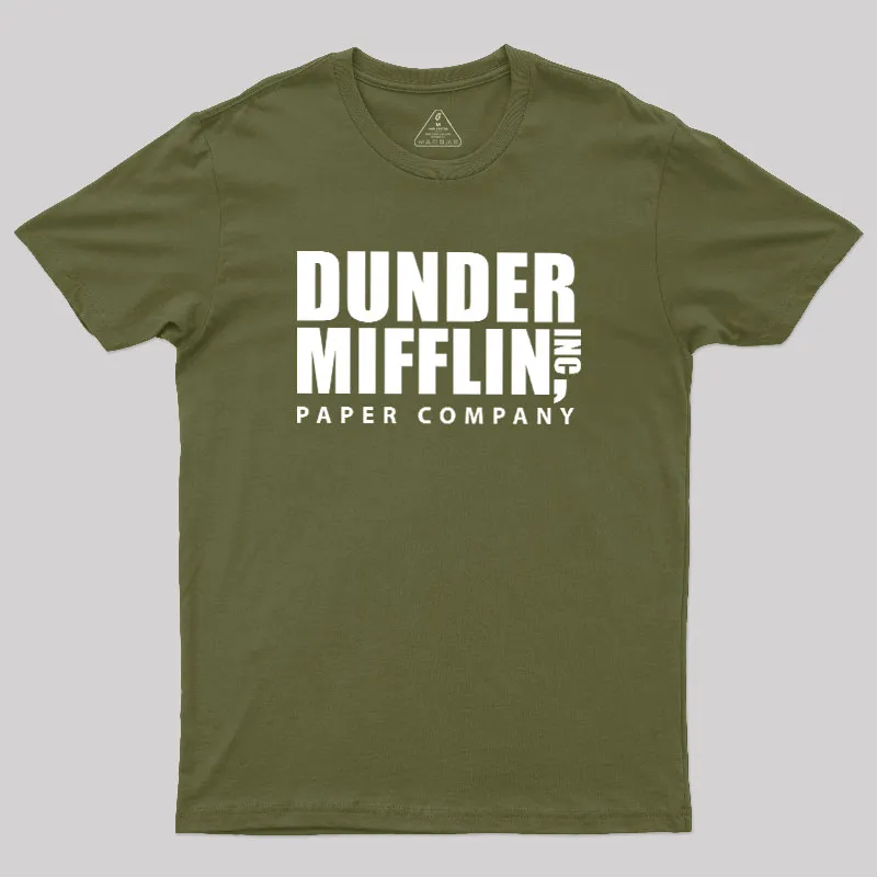 Dunder Mifflin Geek T-Shirt - Image 3