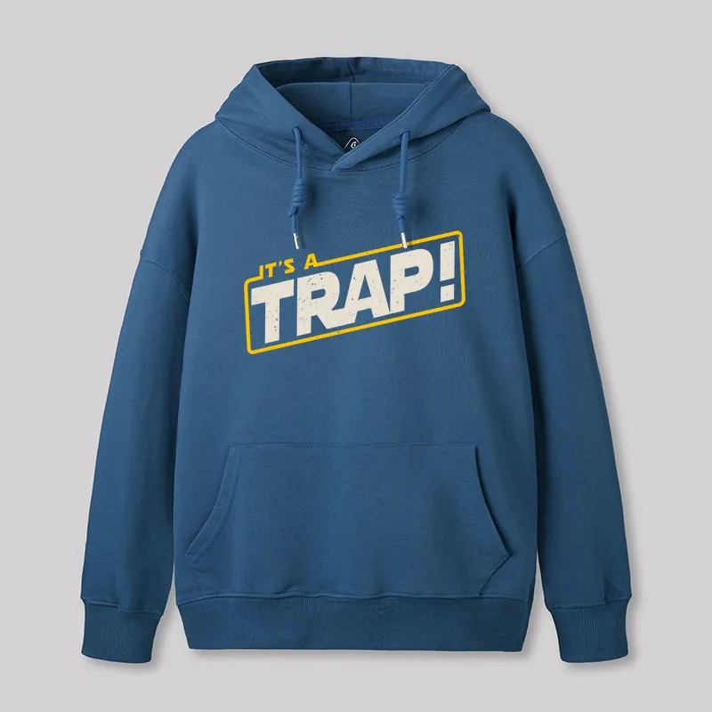 Alternative view of It's A Trap Geek Hoodie