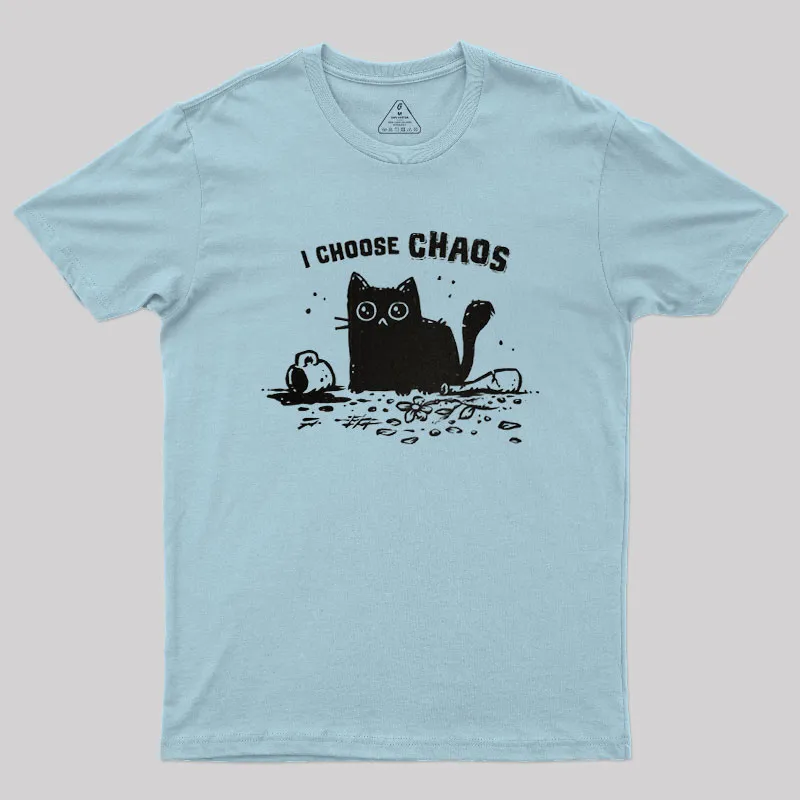 I Choose Chaos Geek T-Shirt - Image 8
