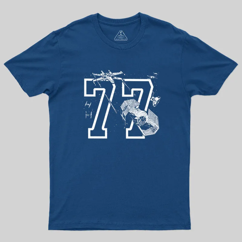 Alternative view of 77 Athletic Print Geek T-Shirt