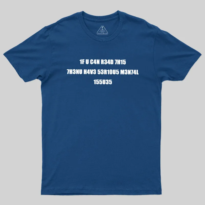 Alternative view of Leet Mind Geek T-Shirt