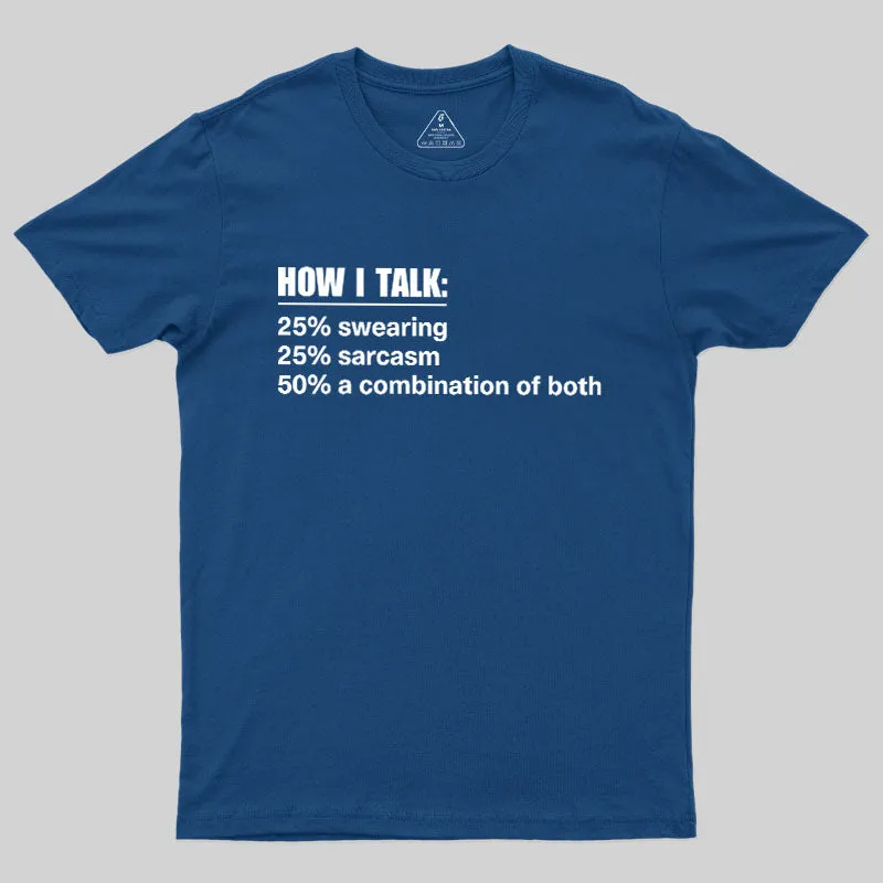 Alternative view of Sweatalk Geek T-Shirt