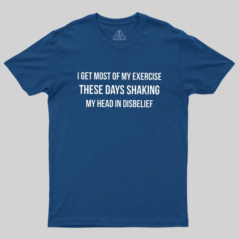 Alternative view of Shaking My Head Sarcastic Geek T-Shirt