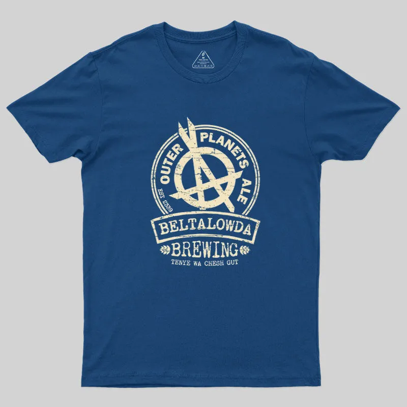 Alternative view of Outer Planets Ale Geek T-Shirt