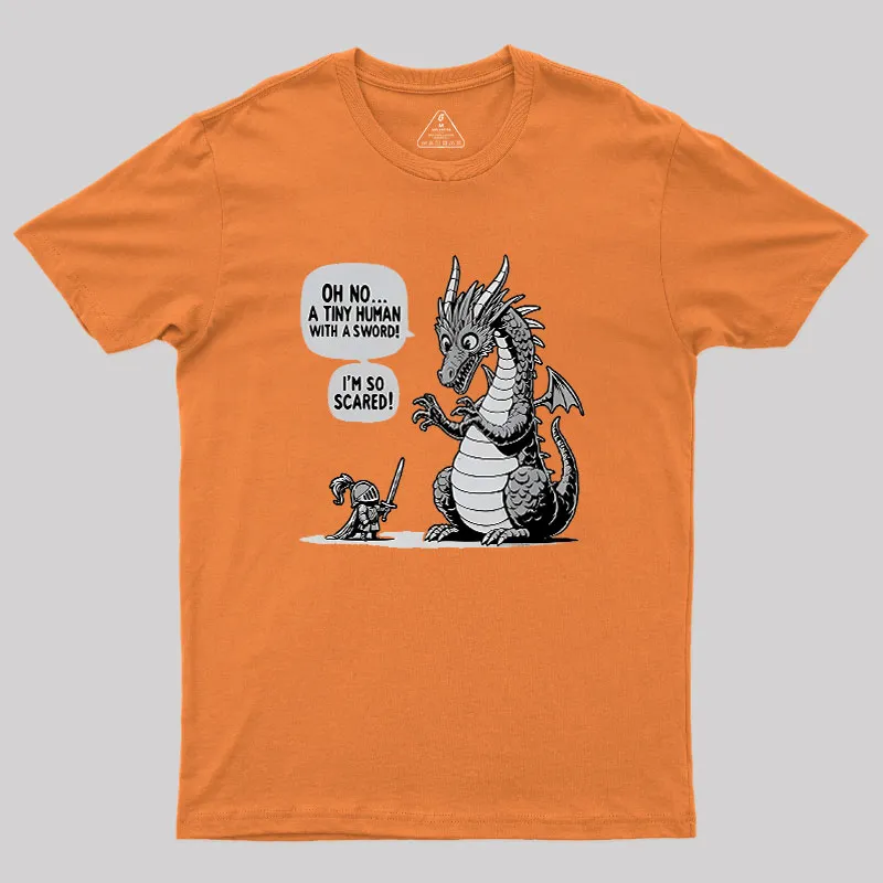 Sarcastic Dragon Geek T-Shirt - Image 7