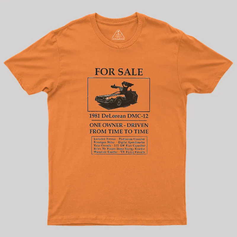 Alternative view of Driven From Time to Time Geek T-Shirt