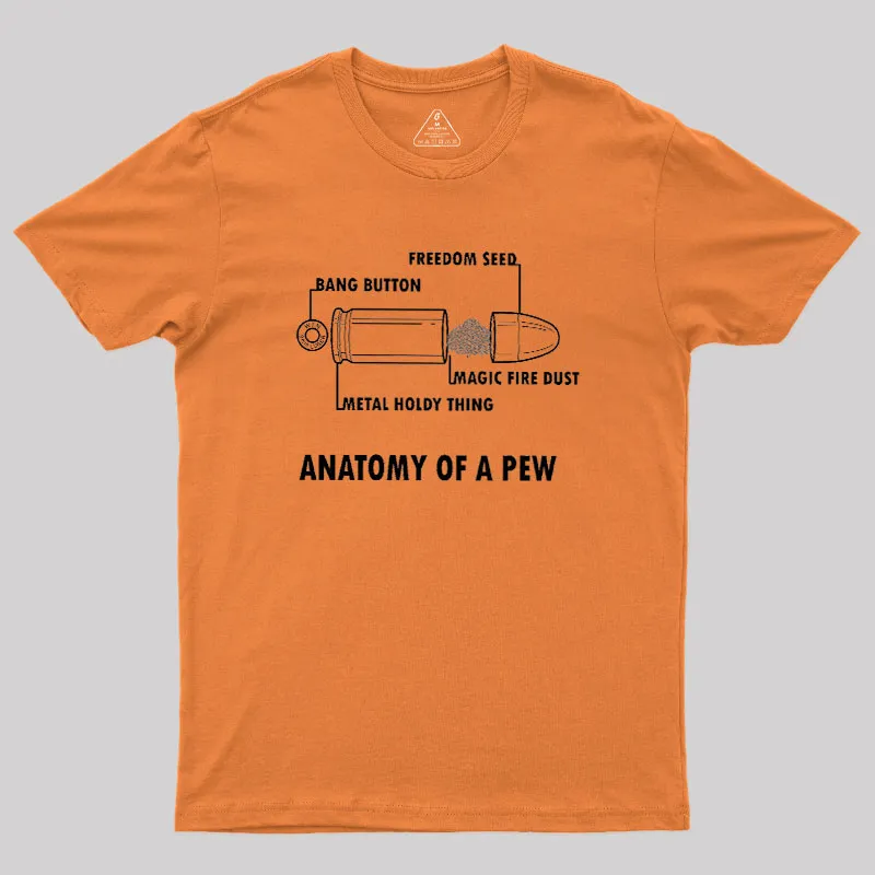 ANATOMY OF A PEW Geek T-Shirt - Image 7