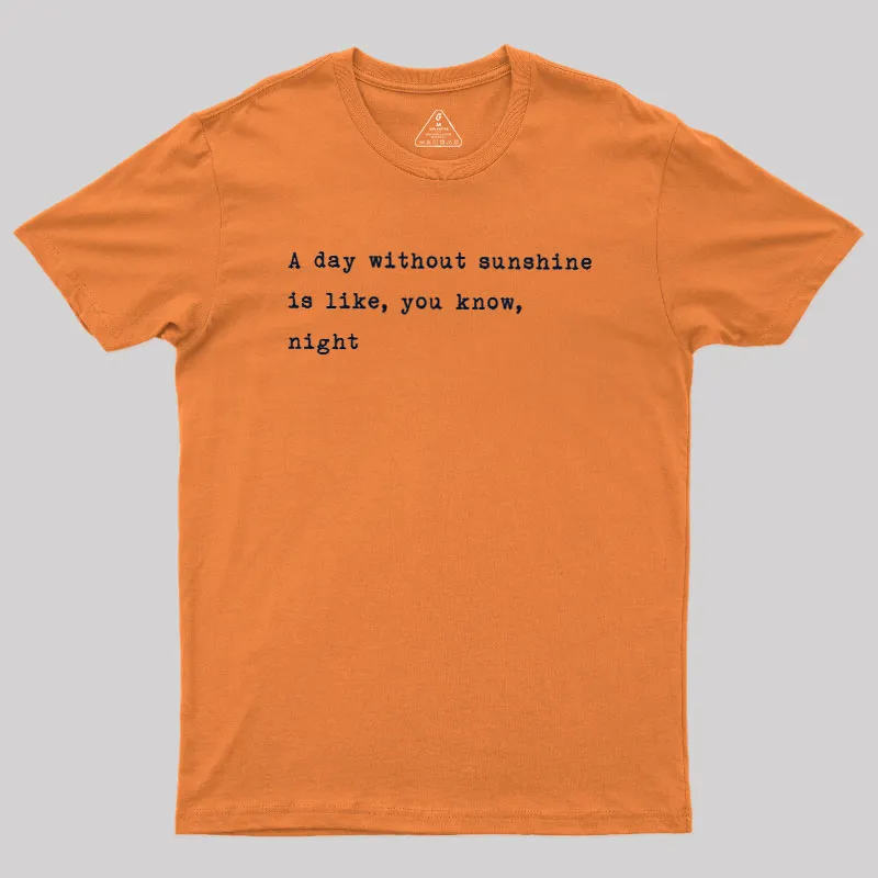 You Know Night Geek T-Shirt - Image 7