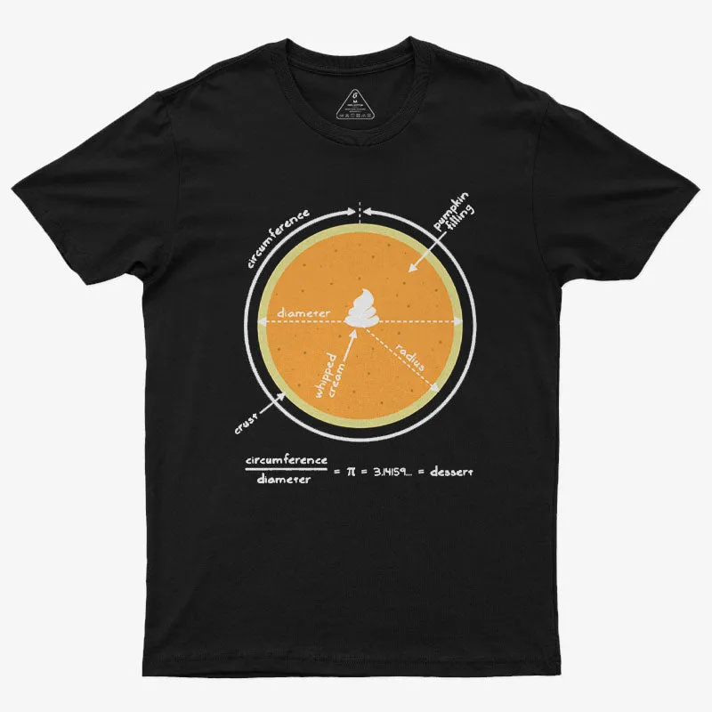 Math Pumpkin Pi Nerd T-Shirt - Image 2