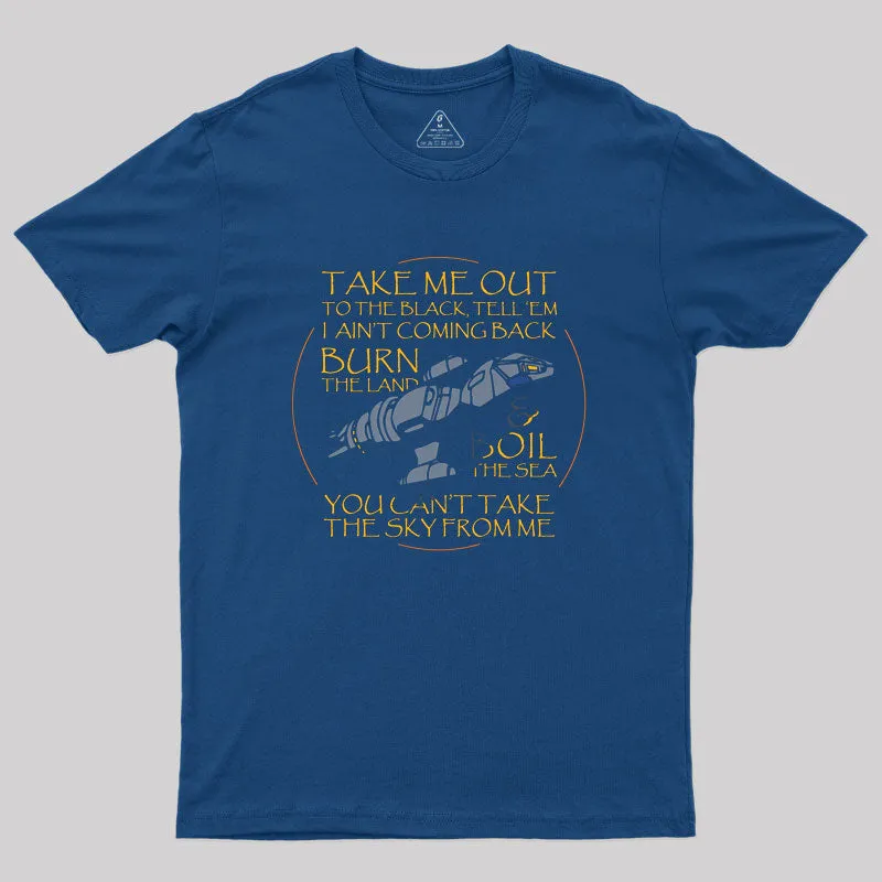Alternative view of The Sky From Me Nerd T-Shirt