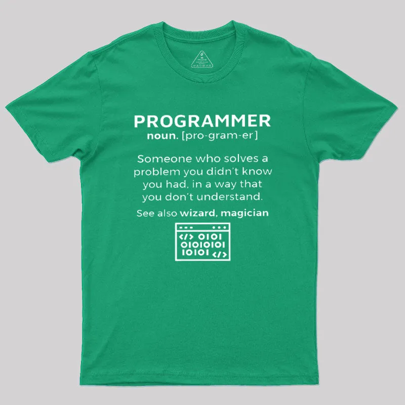 Funny Programmer Definition T-Shirt - Image 10