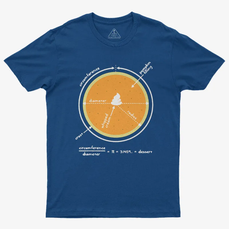 Math Pumpkin Pi Nerd T-Shirt - Image 3