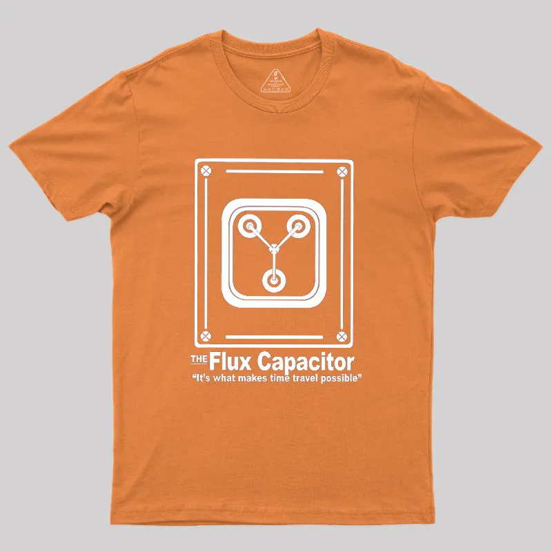 Flux Capacitor Geek T-Shirt - Image 7