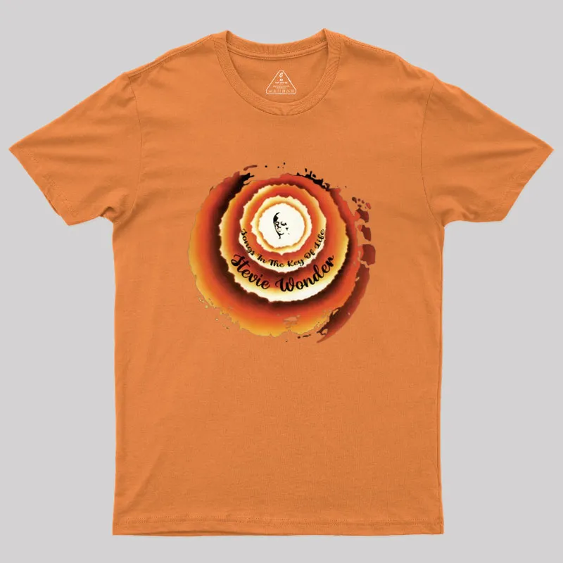 Stevie Wonder Songs In The Key Of Life Geek T-Shirt - Image 7