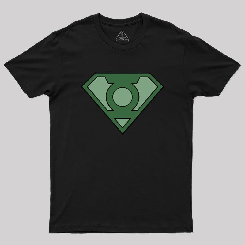 super green lantern Geek T-Shirt - Image 2