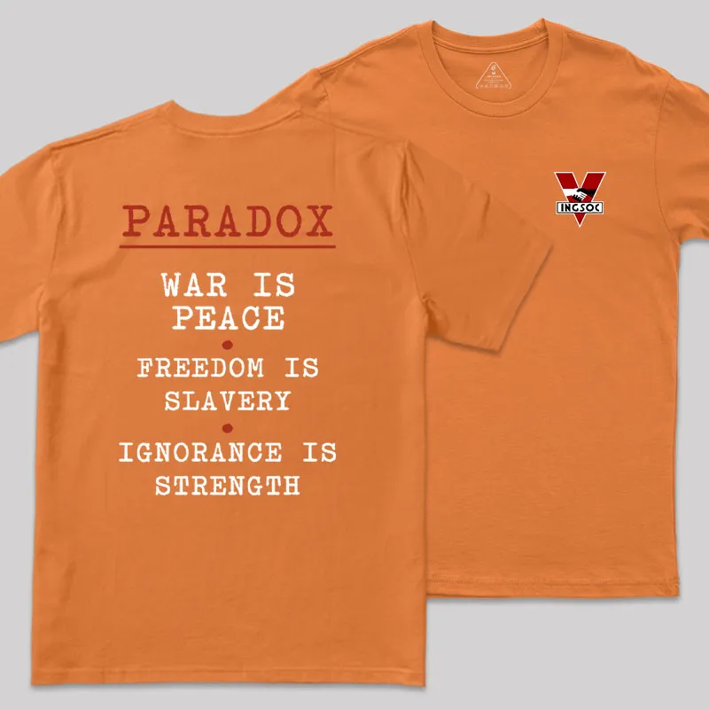 INGSOC Front and Back Printed Geek T-Shirt - Image 6