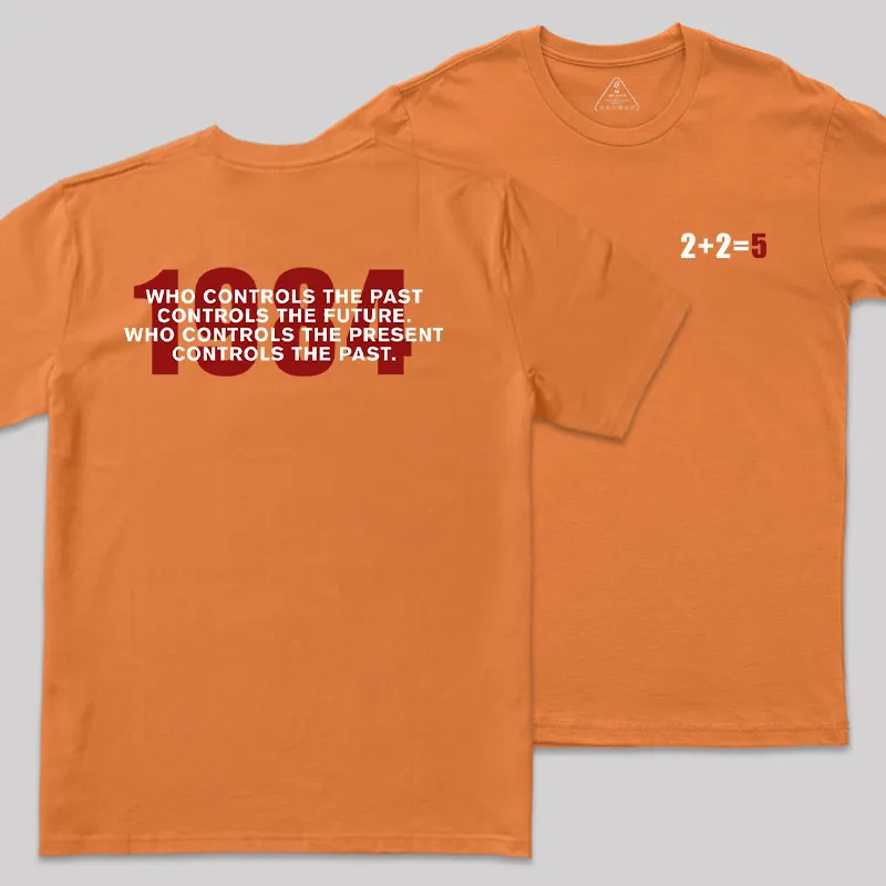 1984 Front and Back Printed Geek T-Shirt - Image 6