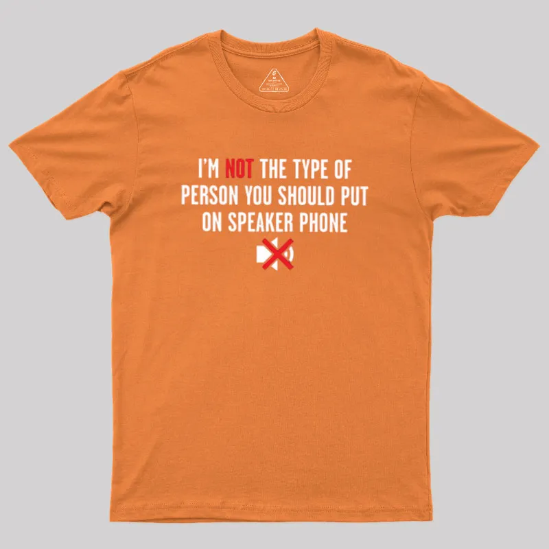 I'm Not The Type Geek T-Shirt - Image 6