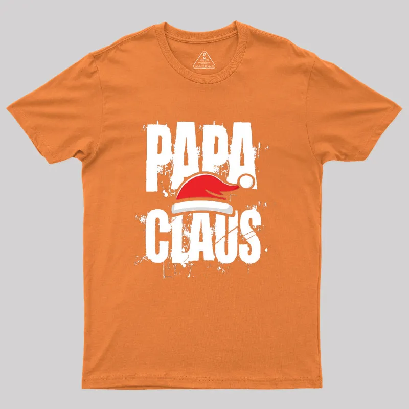 Santa Hat Papa Claus Geek T-Shirt - Image 6