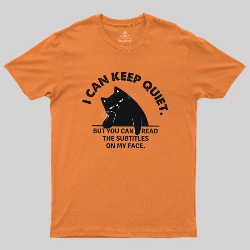 Subtitles on My Face Geek T-Shirt - Image 5