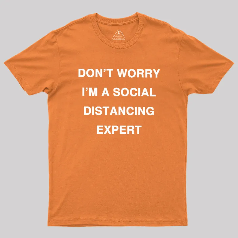 Social Distancing Expert Geek T-Shirt - Image 7