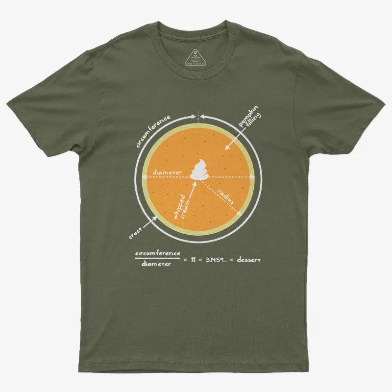 Math Pumpkin Pi Nerd T-Shirt - Image 4