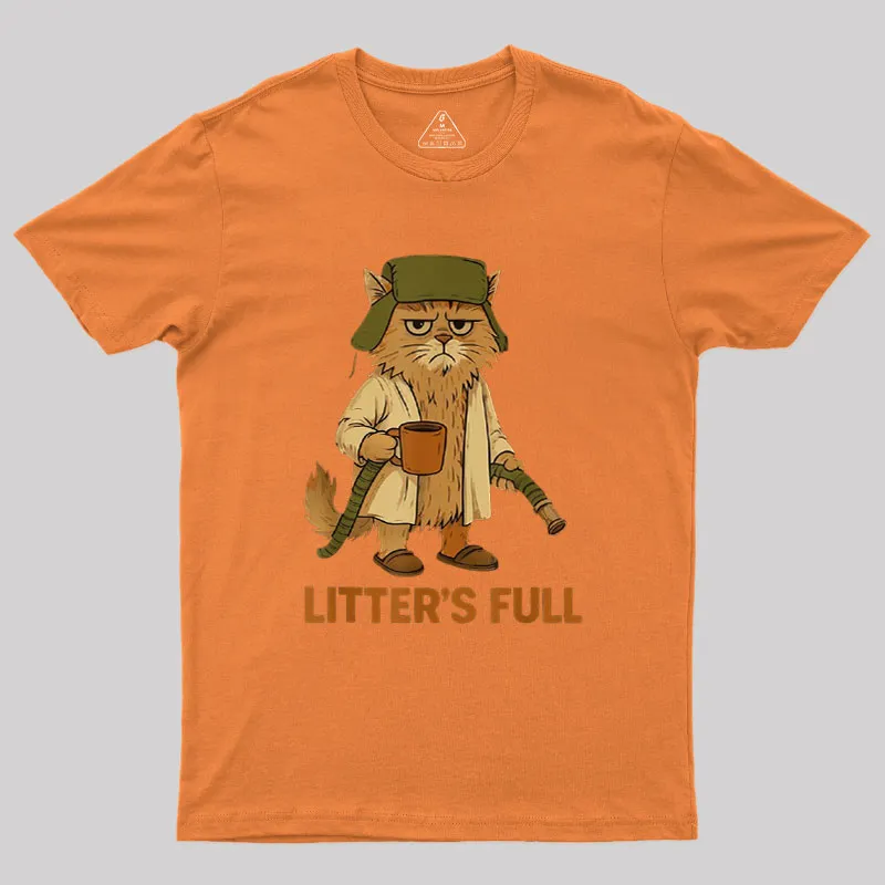 Litters Full Funny Cat Lovers Christmas Xmas Geek T-Shirt - Image 6