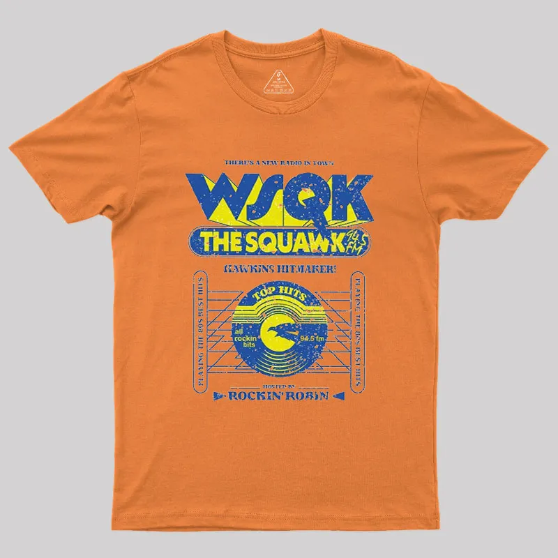 Alternative view of Wsqk The Squawk 94.5 Geek T-Shirt