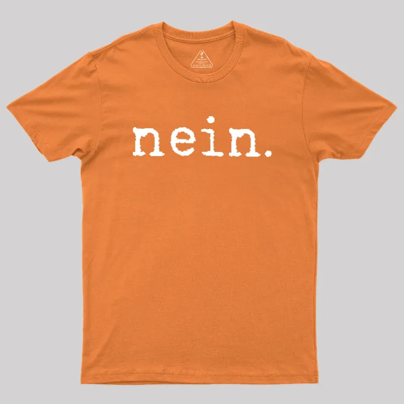 Nein Geek T-Shirt - Image 7