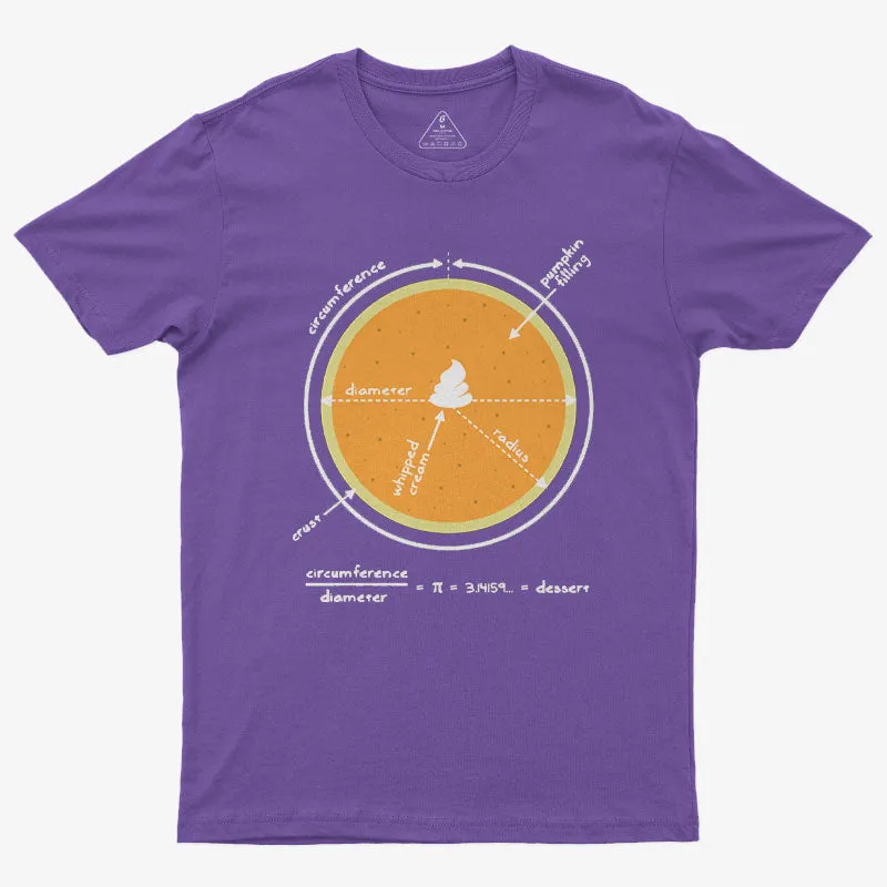 Math Pumpkin Pi Nerd T-Shirt - Image 5