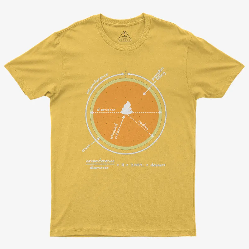 Math Pumpkin Pi Nerd T-Shirt - Image 7