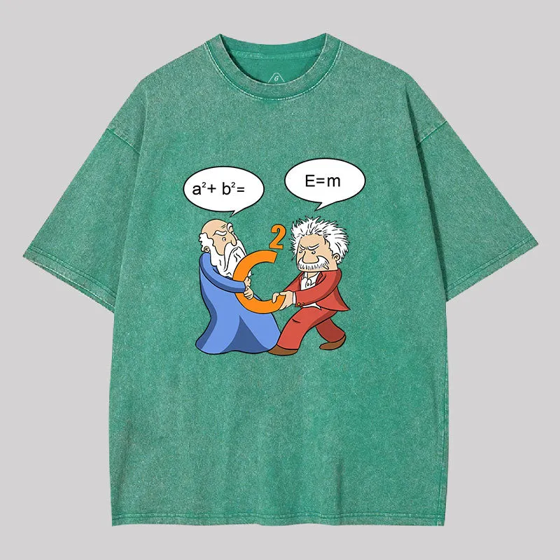 Funny Scientist Washed T-Shirt - Image 4