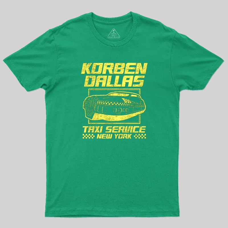 Korben Dallas Taxi Service T-Shirt - Image 7