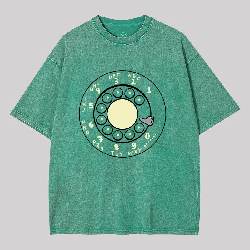 Rotary Dial Vintage Washed T-Shirt - Image 4