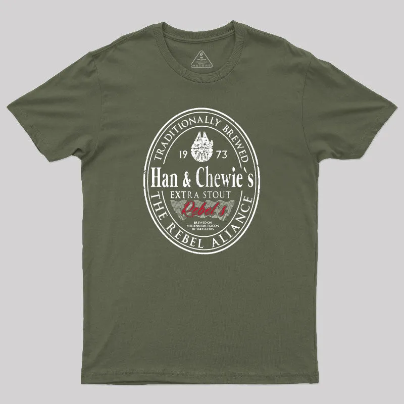 Han & Chewie's Extra Stout T-Shirt - Image 3
