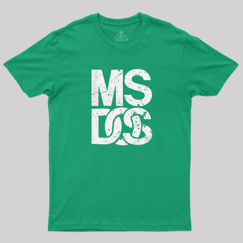 MS DOS Vintage 80s Computer T-Shirt - Image 10