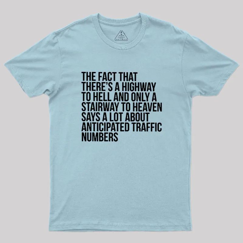 There's Highway To Hell And Stairway To Heaven Geek T-Shirt - Image 10